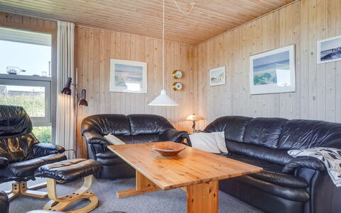 Kirsten - 800M from the Sea: Furniture, Wood, Ceiling, Interior Design, Living Room, Floor, Home, Flooring, Room, Couch