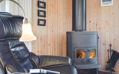 Kirsten - 800M from the Sea: Flooring, Furniture, Interior Design, Floor, Wood-Burning Stove, Hearth, Lighting, Room, Living Room, Home Appliance