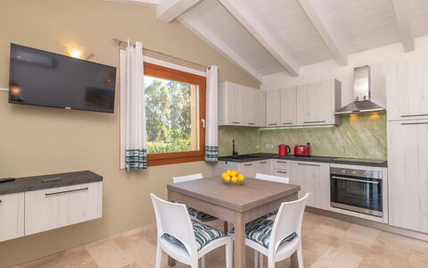 Romeo: Property, Furniture, Countertop, Cabinetry, Table, Building, Window, Kitchen, Interior Design, Wood