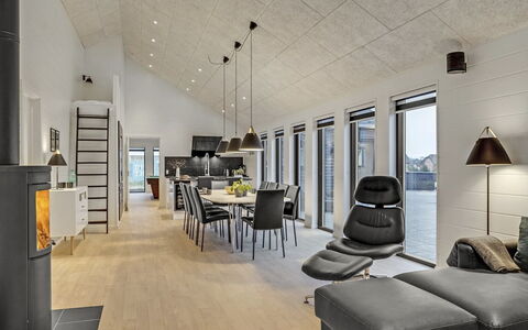 Jonne - 200M to the Fjord: Interior Design, Flooring, Wood, Ceiling, Floor, Furniture, Home, Light Fixture, Living Room, Chair