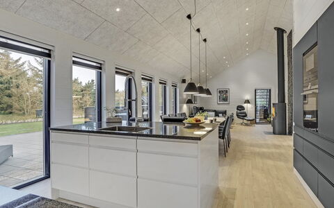 Jonne - 200M to the Fjord: Wood, Ceiling, Flooring, Interior Design, Floor, Kitchen, Countertop, Light Fixture, Tile, Natural Material
