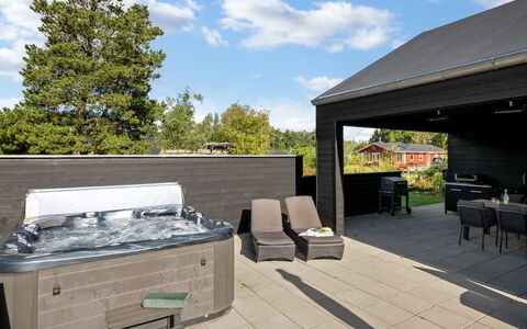 Tinella - 250M to the Fjord: Swimming Pool, Composite Material, Outdoor Furniture, Shade, Garden, Landscaping, Patio, Backyard, Yard, Courtyard