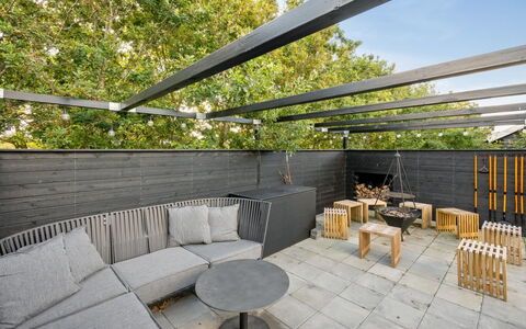 Tinella - 250M to the Fjord: Wood, Outdoor Furniture, Furniture, Composite Material, Outdoor Table, Shade, Deck, Backyard, Chair, Garden