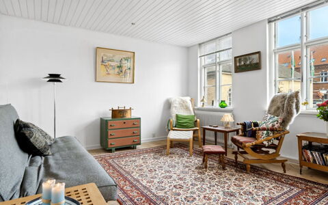 Blakke - 200M from the Sea: Wood, Furniture, Apartment, Room, Ceiling, Wood Stain, Chair, Hardwood, Varnish, Lumber