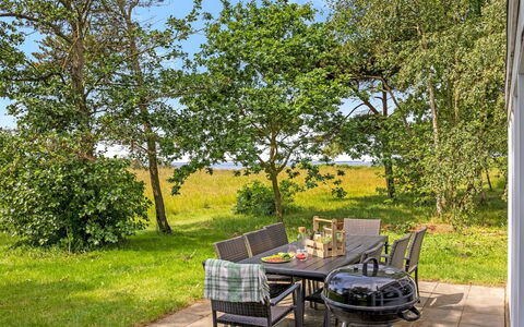 Thara - 100M from the Sea: Furniture, Outdoor Furniture, Chair, Table, Outdoor Table, Garden, Land Lot, Lawn, Shade, Kitchen & Dining Room Table