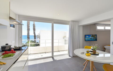 Studio Nueva Suecia Cr715: Sky, Property, Furniture, Building, Table, Interior Design, Shade, Plant, Leisure, Condominium