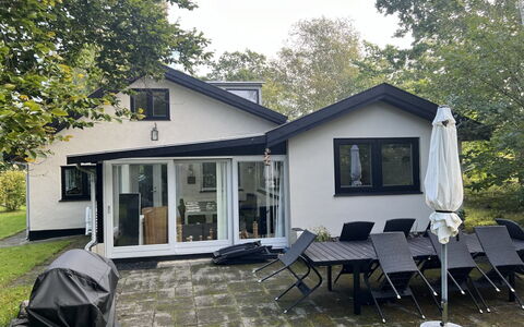 Kirsi - 200M from the Sea: Roof, Home, Door, Cottage, Shade, Siding, Yard, Estate, Backyard
