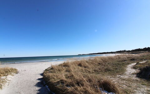 Kirsi - 200M from the Sea: Roof, Home, Door, Cottage, Shade, Siding, Yard, Estate, Backyard