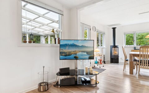 Kirsi - 200M from the Sea: Roof, Home, Door, Cottage, Shade, Siding, Yard, Estate, Backyard