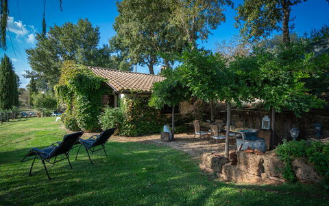 Casale Delle Papere, Pool, Romantic Holiday In Nep: Plant, Sky, Window, Building, Natural Landscape, Tree, Shade, Grass, Land Lot, House