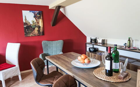 Grossschönau 200: Table, Furniture, Tableware, Bottle, Chair, Interior Design, Comfort, Building, Wood, Food