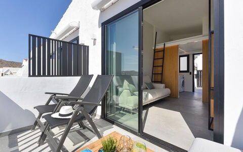 Los Canarios 630 - Adults Only: Water, Sky, Cloud, Property, Swimming Pool, Seaside Resort, Azure, Blue, Building, Outdoor Furniture