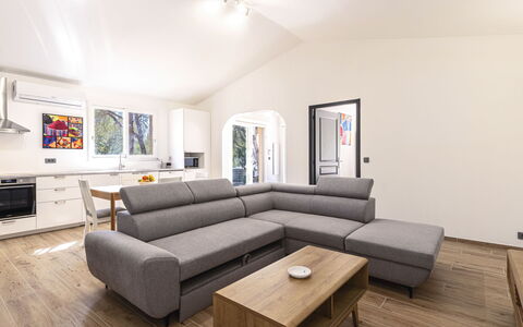 Villa Romana: Furniture, Wood, Interior Design, Flooring, Floor, Couch, Home, Living Room, Room, Apartment