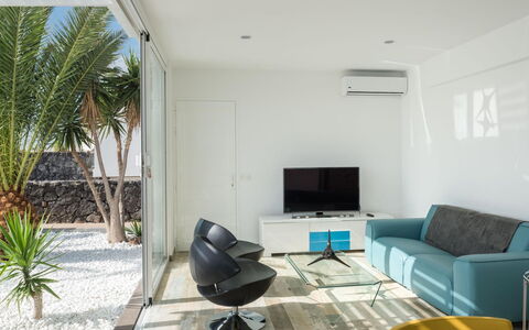 Maria: Table, Furniture, Property, Plant, Building, Window, Chair, Sky, Azure, Interior Design