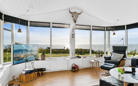 Annesette - 300M from the Sea: Furniture, Interior Design, Flooring, Wood, Floor, Ceiling, Wood Flooring, Chair, Table, Lighting