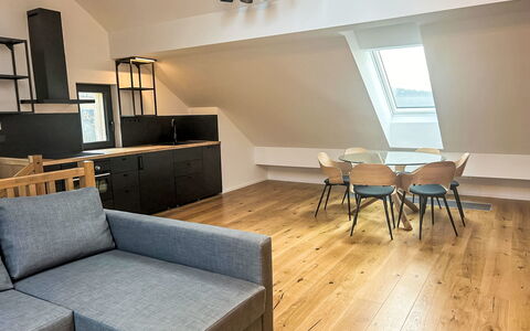 Janské Lázně 300: Furniture, Couch, Interior Design, Lighting, Wood, Living Room, Floor, Flooring, Wall, Chair