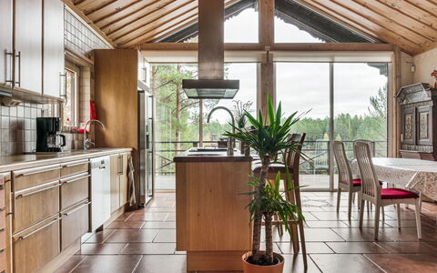 Nedre Gärdsjö: Plant, Furniture, Cabinetry, Flowerpot, Houseplant, Building, Countertop, Chair, Wood, Architecture