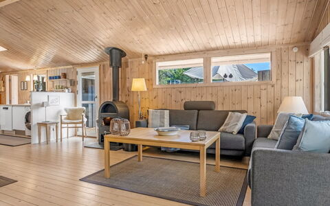 Thrineke - 600M from the Sea: Wood, Ceiling, Interior Design, Furniture, Flooring, Floor, Home, Wood Flooring, Room, Living Room