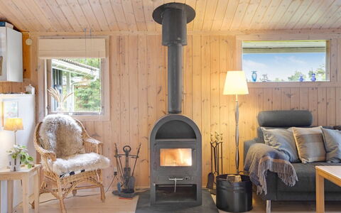 Thrineke - 600M from the Sea: Wood, Furniture, Ceiling, Interior Design, Room, Flooring, Hearth, Lighting, Living Room, Home