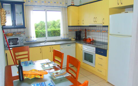 Villa Marisol: Cabinetry, Property, Kitchen Sink, Window, Furniture, Countertop, Tap, Sink, Kitchen, Kitchen Appliance