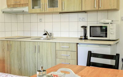 Arnoltice 1 150.1: Cabinetry, Countertop, Kitchen Stove, Kitchen, Kitchen Appliance, Wood, Sink, Kitchen Sink, Flooring, Home Appliance