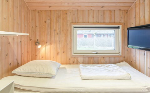Birger - 500M from the Sea: Bedroom, Wood, Interior Design, Bed, Ceiling, Bed Sheet, Flooring, Floor, Bedding, Lighting