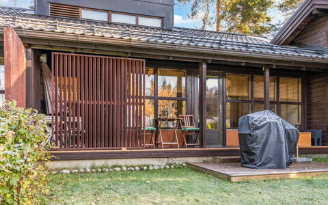 Säästöloma 5 C 10 by Bomba: Furniture, Outdoor Furniture, Chair, Shade, Outdoor Table, Houseplant, Patio, Yard, Design, Balcony