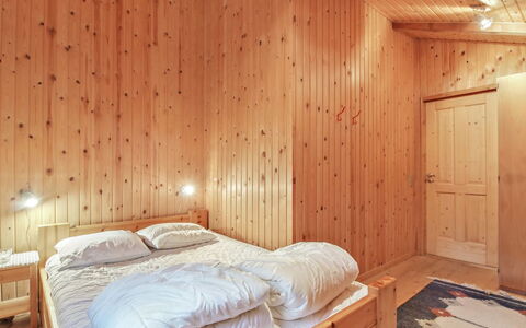 Muriel - 1.1Km from the Sea: Wood, Interior Design, Bedroom, Ceiling, Bed, Home, Room, Furniture, Bedding, Bed Sheet