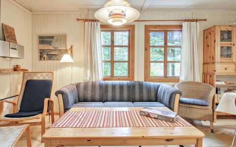 Muriel - 1.1Km from the Sea: Furniture, Interior Design, Flooring, Wood, Floor, Table, Ceiling, Lighting, Room, Living Room