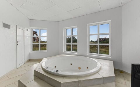 Axeline - 300M from the Sea: Ceiling, Bathtub, Flooring, Interior Design, Floor, Plumbing Fixture, Bathroom, Design, Plumbing