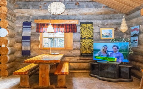 Laanikelo: Wood, Snow, Winter, Cottage, Freezing, Home, Log Cabin, Larch, Siding