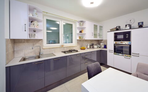 Nena: Cabinetry, Tap, Furniture, Sink, Countertop, Kitchen Sink, Plumbing Fixture, House, Building