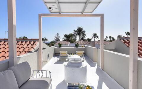 Velsuites 1: Sky, Furniture, Plant, Chair, Table, Shade, Building, Living Room, Interior Design, Couch
