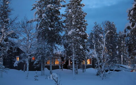 Tunturikoivu A2: Wood, Snow, Winter, Cottage, Freezing, Home, Log Cabin, Larch, Siding