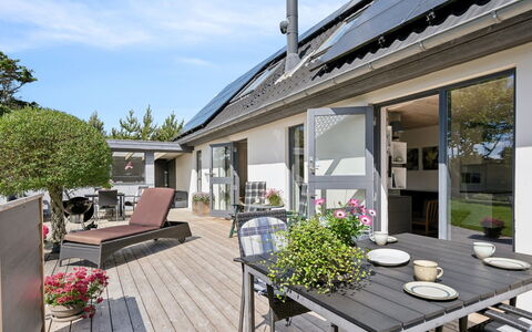 Alona - 90M from the Sea: Roof, Home, Door, Cottage, Shade, Siding, Yard, Estate, Backyard