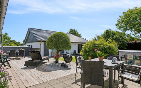 Alona - 90M from the Sea: Roof, Home, Door, Cottage, Shade, Siding, Yard, Estate, Backyard