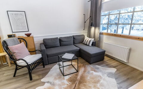 Teerenpesue e 36 Gaissa: Furniture, Flooring, Interior Design, Wood, Floor, Couch, Wood Flooring, Apartment, Home, Room