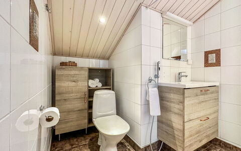 Kontiokota: Flooring, Plumbing Fixture, Floor, Wood, Bathroom Cabinet, Bathroom Sink, Sink, Interior Design, Bathroom, Tap