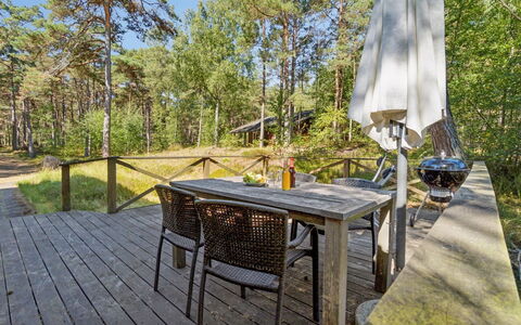 Fredsine - 1.2Km from the Sea: Wood, Roof, Architecture, Home, House, Cottage, Siding, Hardwood, Slope, Estate