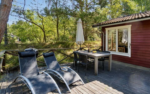 Fredsine - 1.2Km from the Sea: Wood, Roof, Architecture, Home, House, Cottage, Siding, Hardwood, Slope, Estate