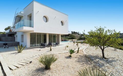Casabella - Avola, Sicilia: Sky, Plant, Building, Land Lot, Landscape, Tree, House, Shade, Facade, Urban Design