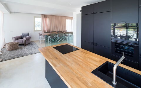Casabella - Avola, Sicilia: Furniture, Table, Couch, Wood, Living Room, Cabinetry, Building, Interior Design, Architecture, Flooring
