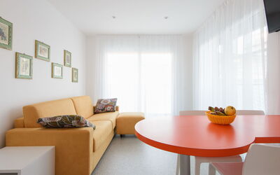 Residenza Edda 637.4: Furniture, Interior Design, Wall, Flooring, Floor, Wood, Room, Couch, Ceiling, Living Room