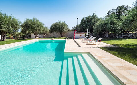 Corte Carrubo - Rosolini, Sicilia: Water, Sky, Plant, Property, Swimming Pool, Shade, Tree, Leisure, Rectangle, Real Estate