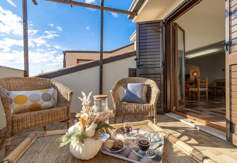 Altomare Apartment: Cloud, Property, Table, Furniture, Sky, Building, Couch, Interior Design, Wood, Comfort