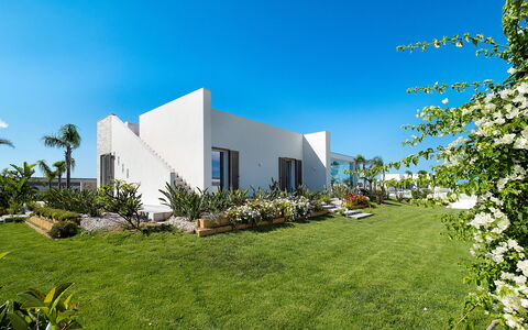 Casa Biancoverde - Marsala, Sicilia: Plant, Sky, Building, Tree, Natural Landscape, Land Lot, Grass, Urban Design, Real Estate, House