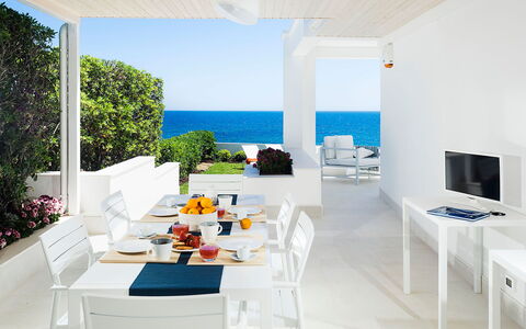 Mariposa - Fontane Bianche, Sicilia: Table, Furniture, Property, Building, Azure, Plant, Sky, Chair, Interior Design, Living Room