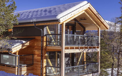 Turracher Höhe 160: Wood, Home, Cottage, Winter, Balcony, Snow, Freezing, Log Cabin, Siding, Porch