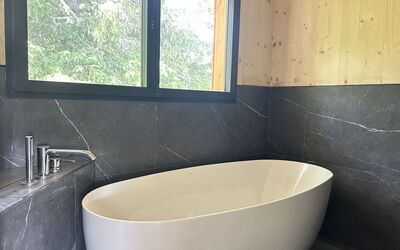 Accommodation:&nbsp;02 Nth012 Sup Chalet mit Sauna und Hot Tub 2 Etage