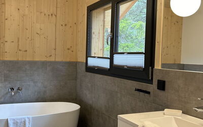 Accommodation:&nbsp;02 Nth008 Sup Chalet mit Sauna und Hot Tub 2 Etage